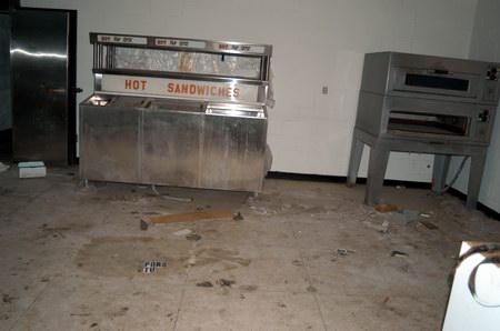 M-78 Twin/Triple Drive-In Theatre - Concession Now - Photo From Water Winter Wonderland